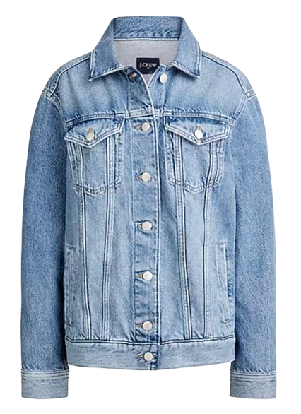 J.Crew Factory Relaxed Denim Jacket