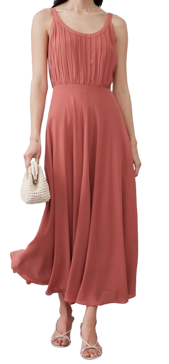 Banana Republic Factory Scoop Neck Midi Dress
