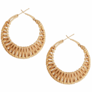 Handwoven Rattan Hoops