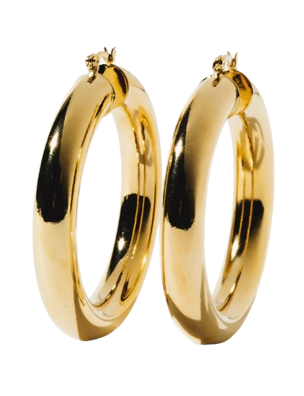 Aubree Large Tube Hoop Earrings