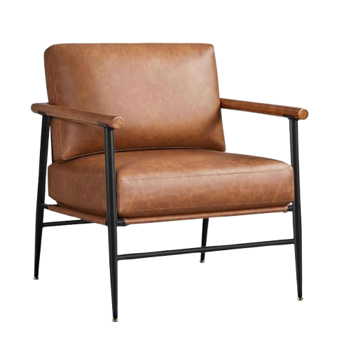 Yaheetech Leather Accent Chair
