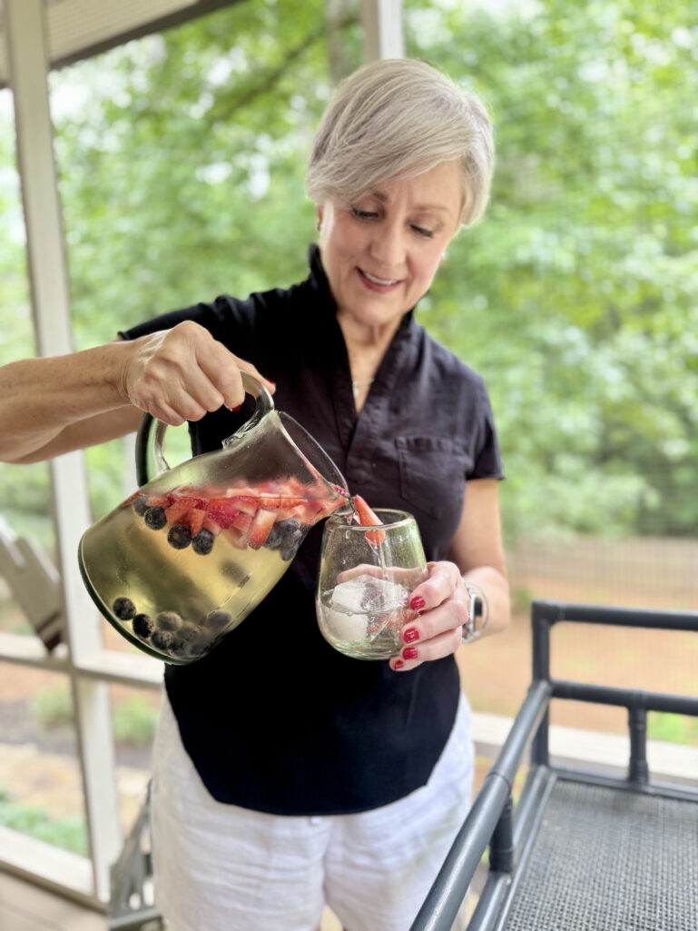summer fashion, summer recipes, watermelon salad, festive drink, summer gatherings 