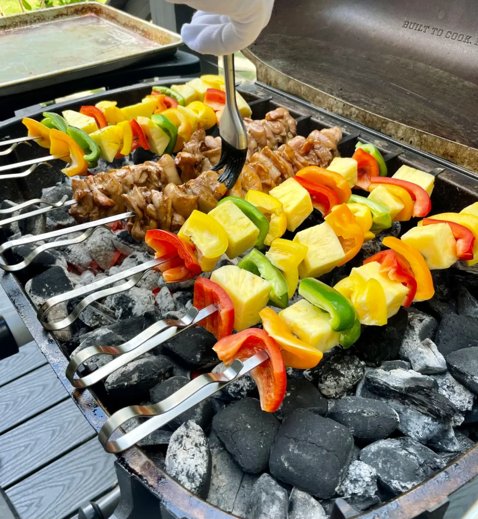 Grill Season, Chicken Skewers, pineapple, summer recipe, Memorial Day