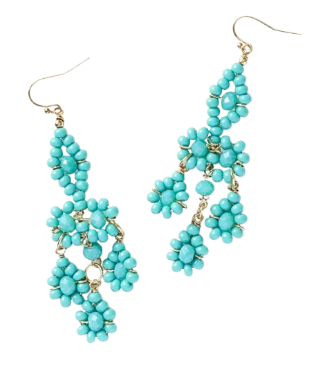 Matr Boomie Cascade Turquoise Earrings