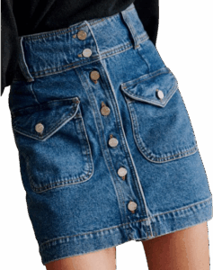 Sézane Bettie Denim Skirt
