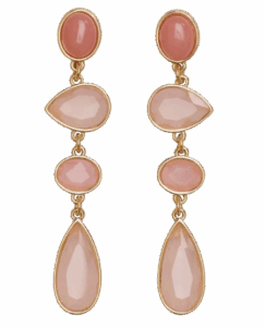 Banana Republic Factory Tonal Glass Stone Drop Earrings