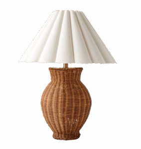 Magnolia Cassie Rattan Table Lamp