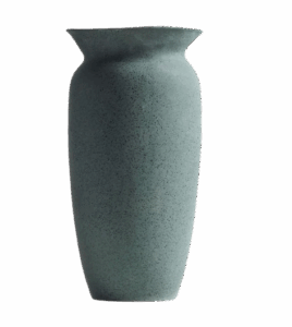 Remanence Dark Green Ceramic Vase