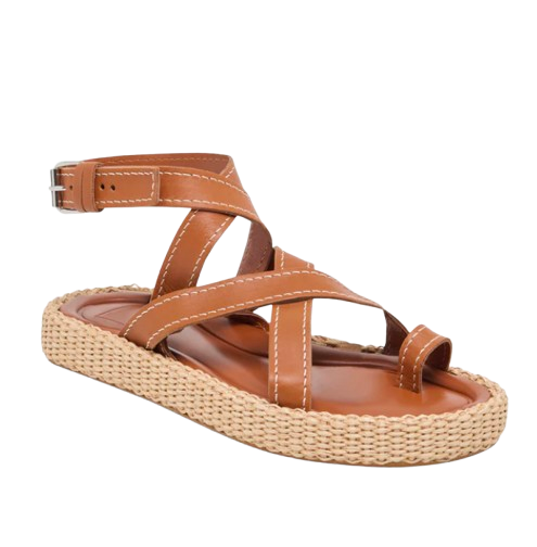 Dolce Vita Roxie Brown Leather Sandals