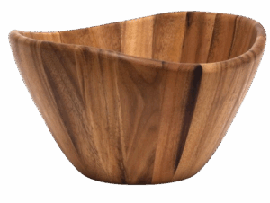 Acacia Wave Serving Bowl