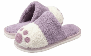 Plush Paw Indoor/Outdoor Slippers