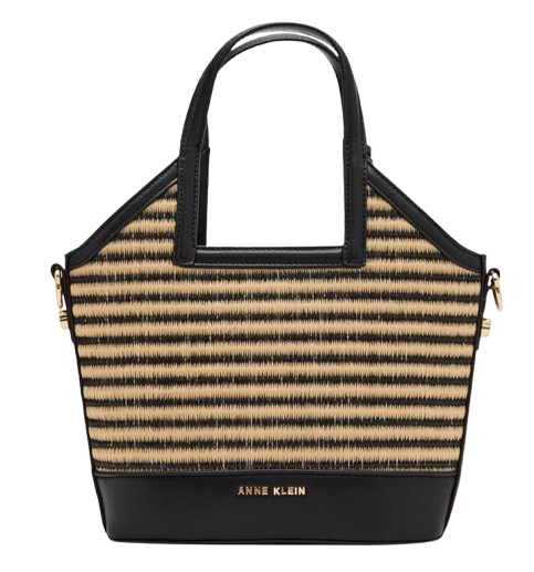 Anne Klein Straw Mini Tote