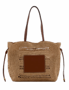 Mango Woven Straw Tote