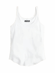 J.Crew Fine Rib Shelf Bra Tank Top