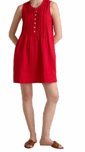 Quince Cotton Gauze Sleeveless Swing Dress