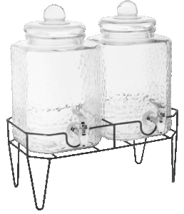 Glass Drink Dispensers with Stand