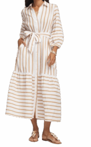 Chico’s Cotton Gauze Shirtdress