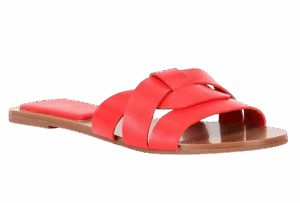 Gianni Bini Brody Leather Slide Sandals