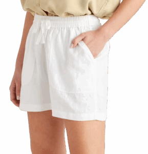 Quince European Linen Shorts – White