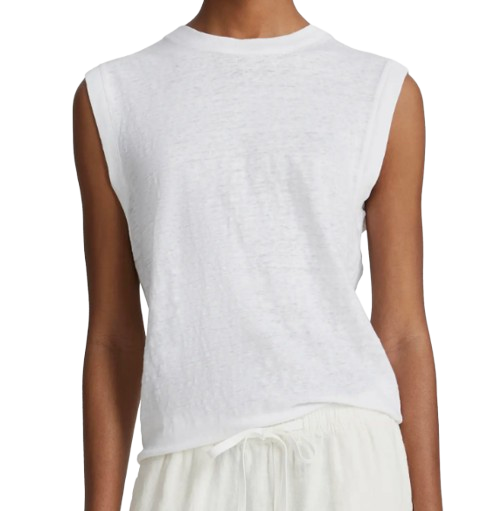 Vince Linen Muscle Tee