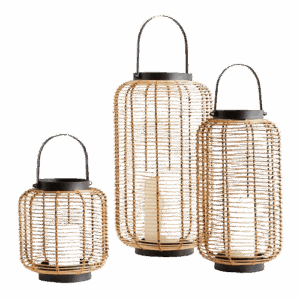 Rattan Outdoor Lanterns