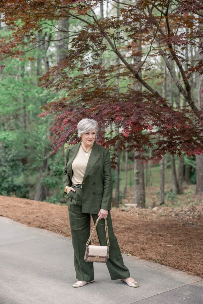 Casual, Linen Suit, Colette Pants, Vacation-Ready, Petite-Friendly