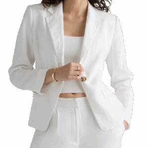 Quince European Linen Structured Blazer