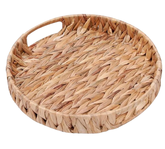Water Hyacinth Woven Tray