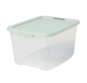 Clear Storage Bins with Lids