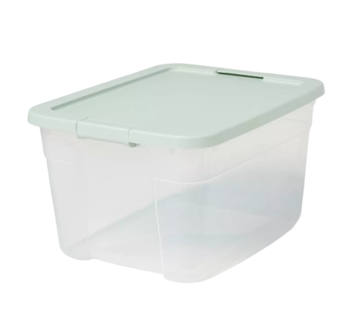 Clear Storage Bins with Lids
