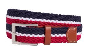 Vineyard Vines Striped Bungee Belt