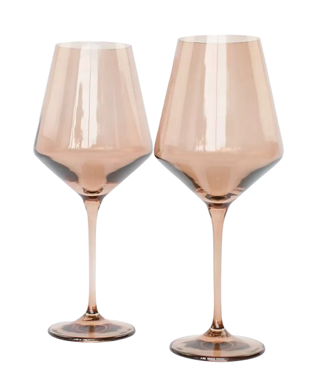 Estelle Colored Glass – Amber Smoke