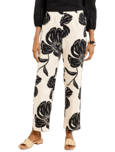 Talbots Straight Ankle Washed Linen Pants