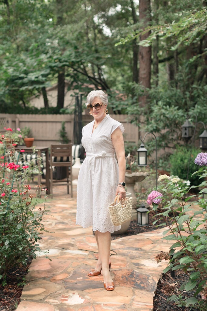 Dress, Summer Style, Fashion for Women Over 50, White Outfit Inspiration