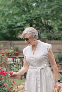 A Timeless White Dress Perfect for Women Over 50