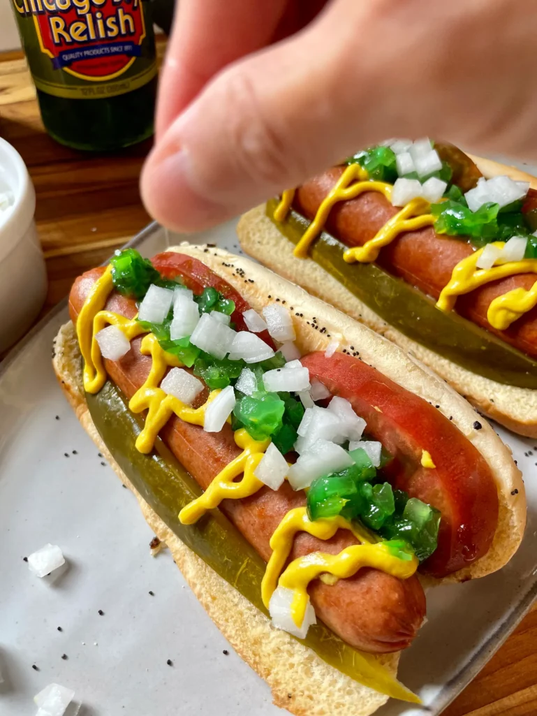 Classic Chicago-Style Hot Dog – Authentic Toppings & Flavor