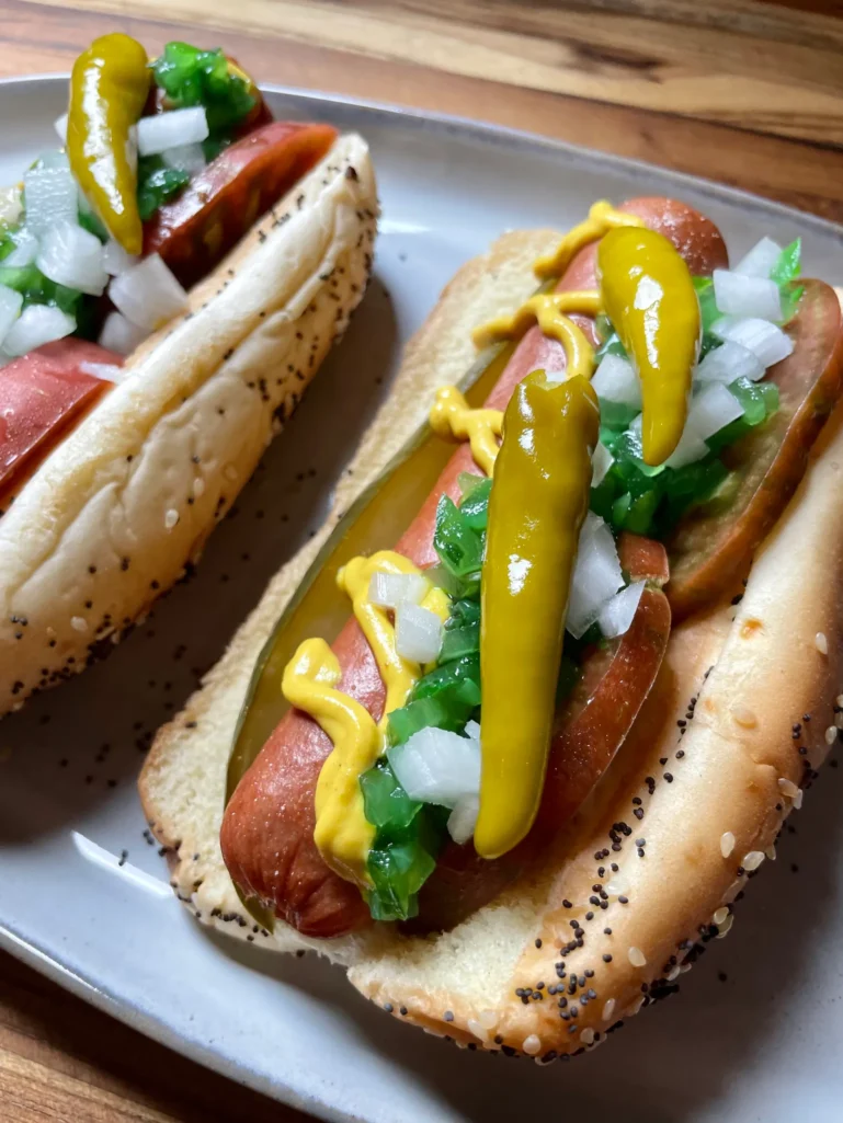 Classic Chicago-Style Hot Dog – Authentic Toppings & Flavor