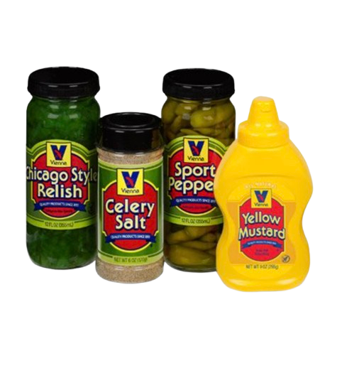 Vienna Chicago-Style Condiment Kit