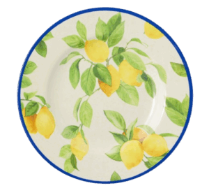 Lemon Outdoor Melamine Salad Plates