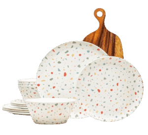 Terrazzo Inspired Dinnerware Set