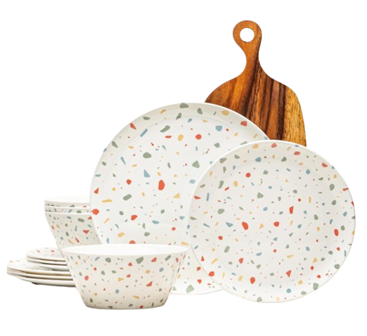 Terrazzo Inspired Dinnerware Set