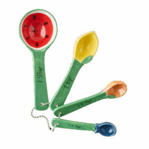 Citrus Ceramic Measuring Spoon Set