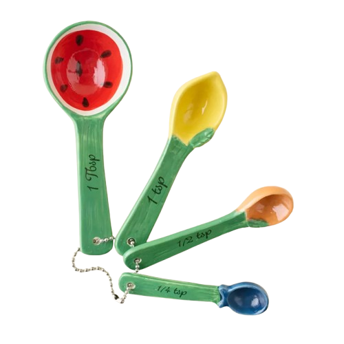 Citrus Ceramic Measuring Spoon Set