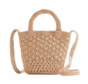 J.Crew Factory Woven Mini Tote Bag