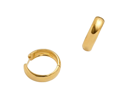 Madewell Chunky Medium Hoop Earrings