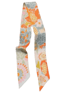 JERLA Mulberry Silk Skinny Scarf
