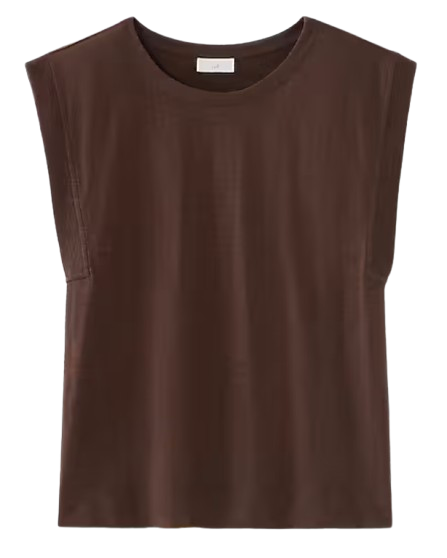 J.Jill Rib-Trimmed Tee