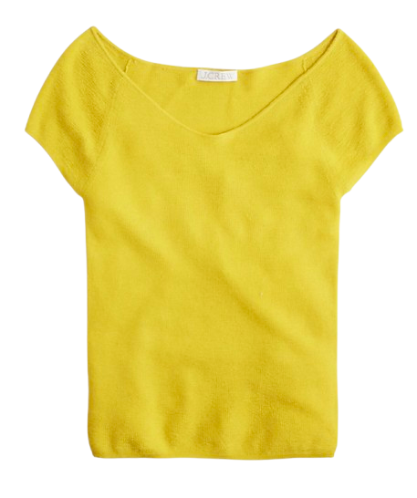J.Crew Cashmere Silk Blend V-Neck Sweater Tee