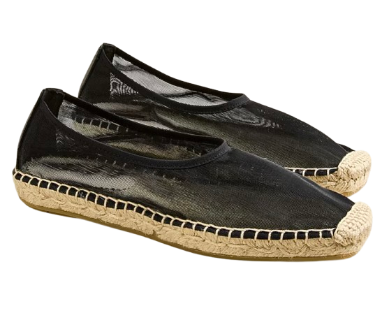J.Crew Made In Spain Mesh Espadrille Flats
