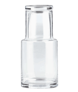 Crate & Barrel Bedside Carafe with Cup